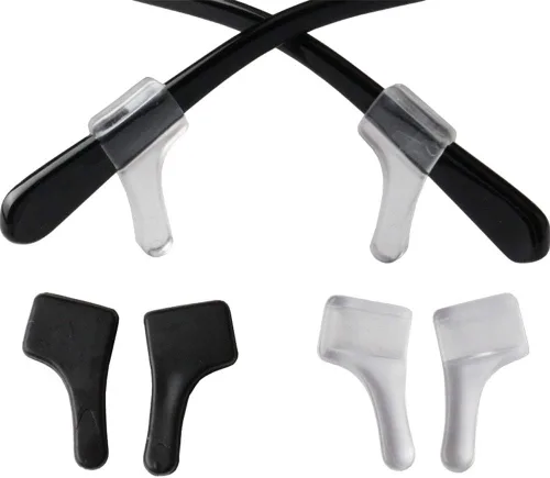 Vista 2 de lasenersm 12 Pairs Anti-slip Silicone Ear Grip Hook Eyewear Retainer Holder Eyeglass Temple Tip Eyewear Comfort Replacement Tips for for Glasses
