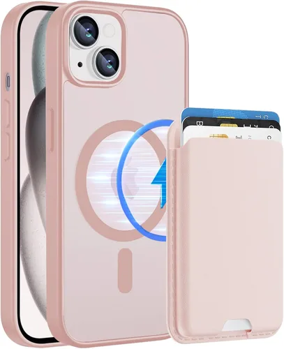 Vista 37 de Funda magnética para iPhone 12 Pro Max, cartera magnética desmontable con soporte para tarjetas, [compatible con MagSafe] grado militar, a prueba