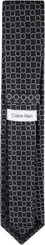 Vista 3 de Calvin Klein Men's Classic Black Solid and Pattern Ties (Standard and Extra Long Sizes)
