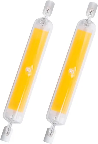Vista 8 de Bombillas LED R7S de 15 W y 4.646 in (paquete de 2) 150 W equivalente a halógeno tipo J 120 V regulable T3 R7s base doble luz de inundación 3000 K