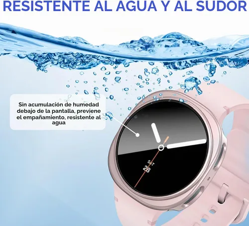 Vista 7 de Paquete de 6+6: Fundas protectoras de 40 mm para Samsung Galaxy Watch 8, cubierta protectora de policarbonato duro con película de vidrio templado