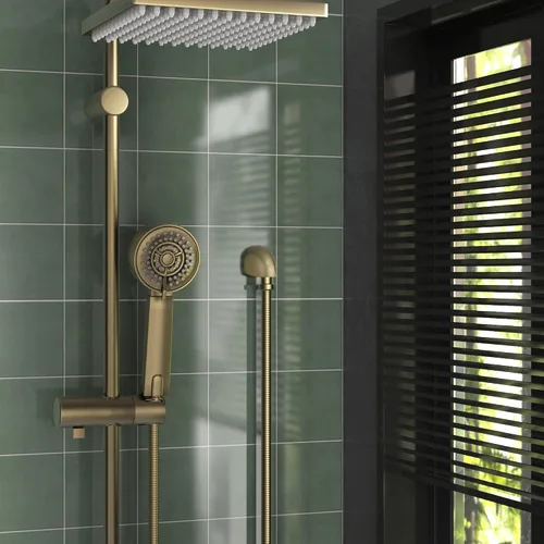 Vista 5 de Codo de suministro de pared de latón 100% para ducha de mano con válvula de retención, adaptador de manguera de 1/2 pulgada para Delta, cabeza Moen