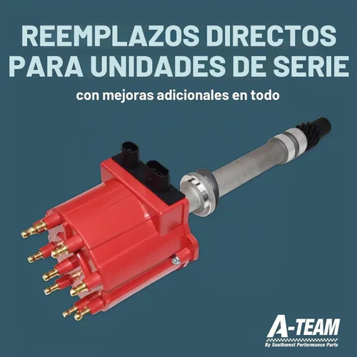 Vista 4 de Distribuidor EFI TBI de A-Team Performance - Encendedor y Bobina - Distribuidor Listo para Usar - Compatible con GMC, Chevy Pickup Truck y Camaro