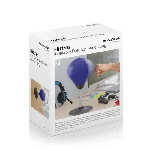 Vista 11 de Saco de Boxeo Hinchable Antiestrés de Escritorio Hittres InnovaGoods