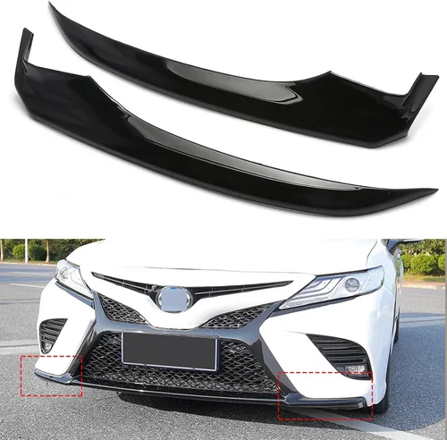 Vista 10 de X xotic tech alerón para parachoques delantero, labio, divisor de barbilla, cubierta de esquina, patrón de fibra de carbono, compatible con Toyota