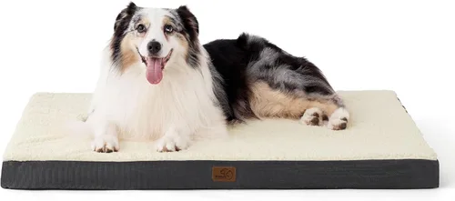 Vista 62 de Bedsure - Cama ortopédica pequeña para perros chicos, impermeable, con funda extraíble lavable, tapete de espuma con forma de huevera para mascotas