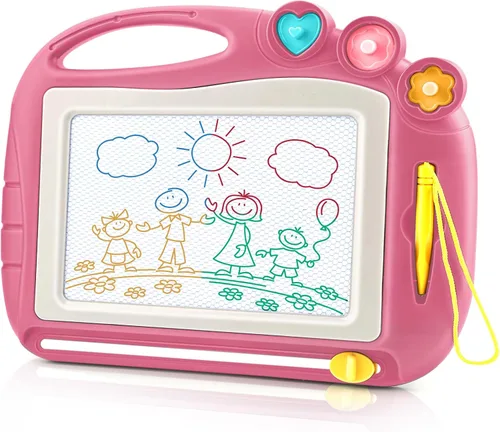 Vista 9 de Tablero de dibujo magnético, juguetes para niños de 1, 2, 3 años, tablero de dibujo para niños, cumpleaños, Pascua, Navidad, Halloween, regalos