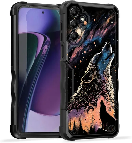 Vista 589 de Funda para Galaxy A14 5G, [Doble Capa][Protección contra Caídas de Grado Militar de 10 Pies] [Antideslizante] Funda Resistente a Prueba de Golpes