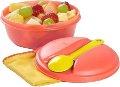 Vista 2 de Tupperware Bite On The Go - Cuenco de almuerzo con cuchara