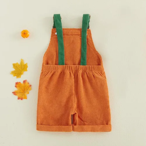 Vista 6 de Socutebabe Traje de Navidad sin mangas para niños pequeños y niñas Cara-naranja