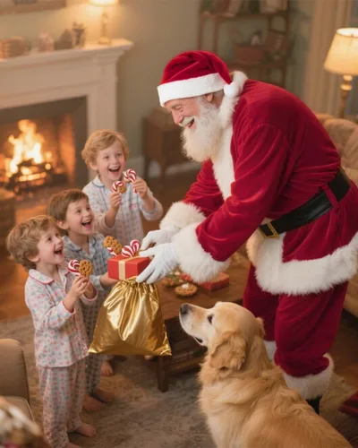 Vista 6 de UDYR Disfraz de Papá Noel para Hombres - Disfraz de Papá Noel para Adultos - Traje Profesional de Papá Noel Deluxe para Fiesta de Navidad