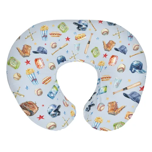Vista 12 de Fundas de almohada de lactancia para niños y niñas, diseño de bandera estadounidense, béisbol, 4 de julio, estrellas, funda de almohada