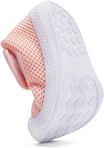 Vista 5 de BMCiTYBM Zapatos de bebé para niños y niñas, zapatos para caminar para niños pequeños, zapatos ligeros antideslizantes para 6, 9, 12, 18, 24 meses