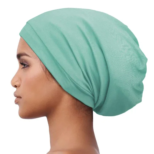 Vista 78 de Alnorm - Gorro con forro de satén y suave banda elástica para hombres y mujeres, talla única Se ajusta a la mayoría