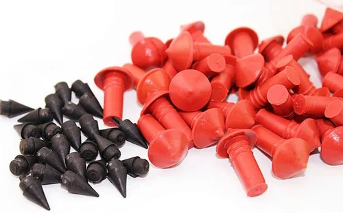 Vista 2 de 80 tapones para neumáticos de bolsillo para reparación de neumáticos, bala de goma (0.283 in)