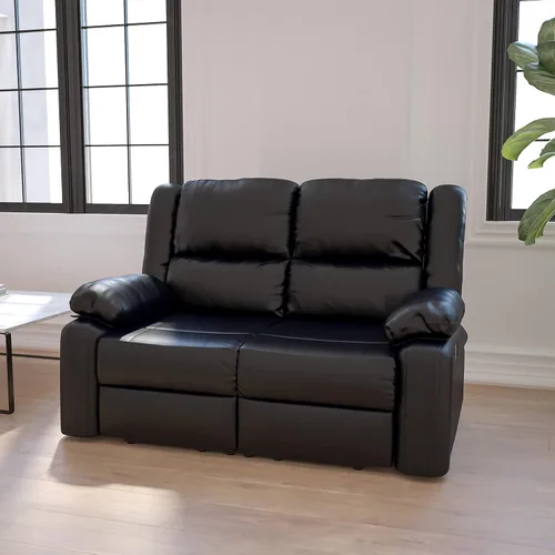Vista 15 de Flash Furniture - Sofá unipersonal reclinable, Microfibra, Microfibra café chocolate.