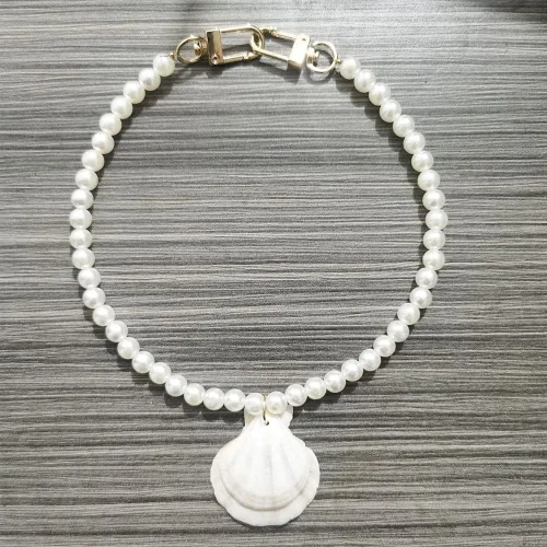 Vista 5 de Collar de perlas de imitación de 0.315 pulgadas, collar redondo de perlas de imitación para mujer, collar de perlas de boda, collar de cuentas