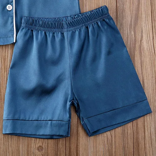 Vista 72 de Conjunto de pijama de manga larga con botones para niña pequeña, conjunto de ropa de dormir