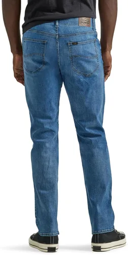Vista 3 de Lee Jeans Extreme Motion - Pantalones rectos regulares para hombre Espacio Iris