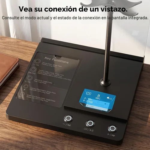 Vista 3 de 1Mii Transmisor Bluetooth B3+ para TV a 2 auriculares inalámbricos