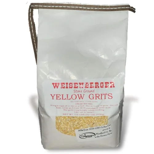 Vista 10 de Weisenberger Granos de maíz molidos en piedra, auténticos, antiguos, estilo sureño, producto orgulloso de Kentucky, tierra gruesa sin OMG, blanco