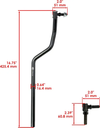 Vista 3 de Caltric Enlace de arrastre derecho e izquierdo compatible con John Deere L110 L111 L118 L120 L130