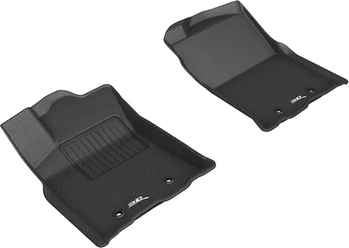 Vista 10 de 3D MAXpider Tapete KAGU de ajuste personalizado (negro), compatible con Toyota Tacoma Access CAB 2018-2023, juego completo