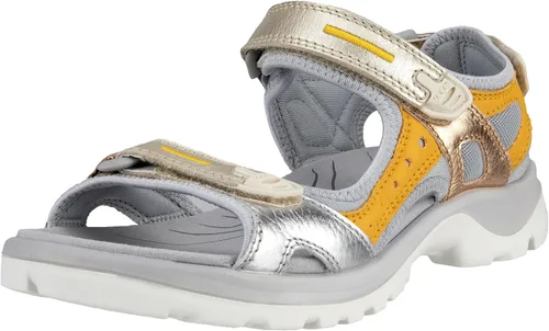 Vista 38 de ECCO Yucatan, sandalia deportiva para mujer Aire/Nubuck azul polvoriento