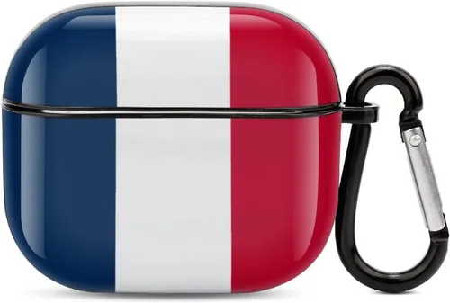 Vista 17 de Lesotho Flag - Funda protectora de cuerpo completo para auriculares Bluetooth para AirPods 3, funda para auriculares con llavero