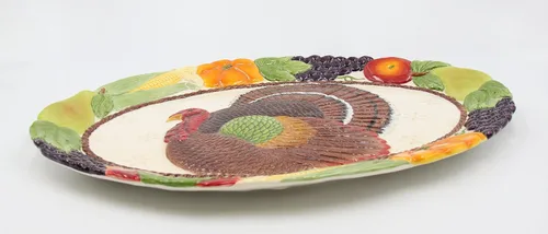 Vista 2 de Cosmos Plato de pavo, multicolor, grande