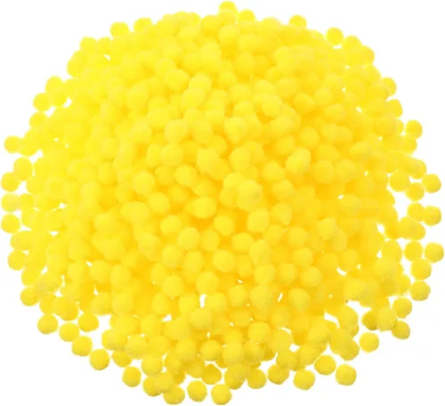 Vista 9 de Shappy 2000 mini pompones de Navidad de 0.236 pulgadas para hacer manualidades, disfraz de Navidad, bolas de pompones pequeños, suministros de Azul