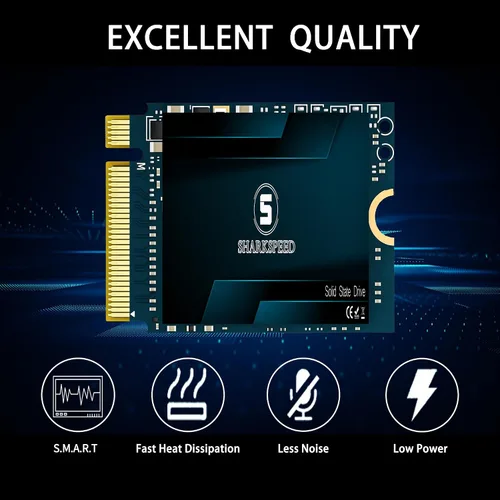 Vista 7 de SSD 256GB M.2 2230 NVMe PCIe Gen 3.0X4 unidad interna de estado sólido, compatible con Steam Deck, ROG Ally, Surface Pro, Ultrabook, laptop, PC