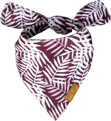 Vista 5 de Remy+Roo Bandanas clásicas de verano para perros, grandes, paquete de 4, cuadros y hojas