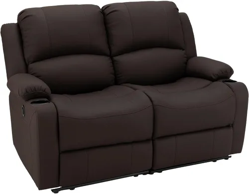 Vista 17 de Camper Comfort Asientos reclinables de pared de 58 pulgadas Sofá reclinable doble Sofá RV Asientos de teatro Muebles