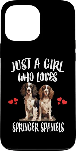 Vista 24 de Just A Girl Who Loves Springer Spaniels Dog Case for iPhone 17