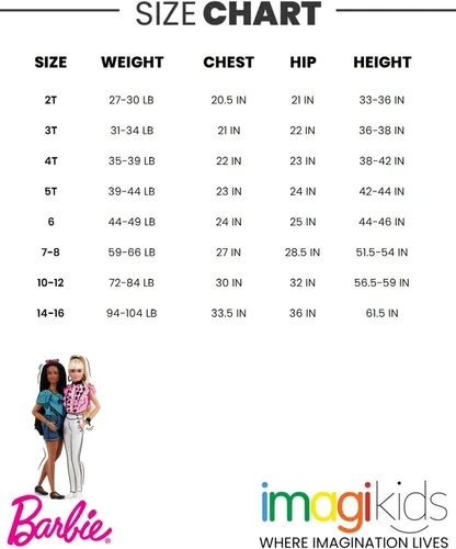 Vista 8 de Barbie Camiseta y tutú de malla para niñas pequeñas a grandes