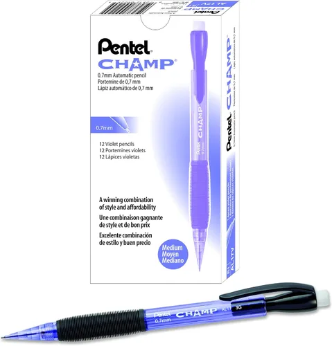 Vista 8 de Pentel Champ Starter Set con lápiz automático con plomo, (0.020 in), surtido, paquete de 2 (A2CBP)