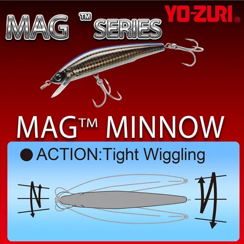 Vista 4 de Yo-Zuri Mag Minnow - Tapón flotante para agua salada