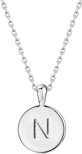 Vista 68 de PAVOI - Collar con dije de letra inicial chapado en oro de 14 quilates para mujer Collar con inicial alfabética de oro