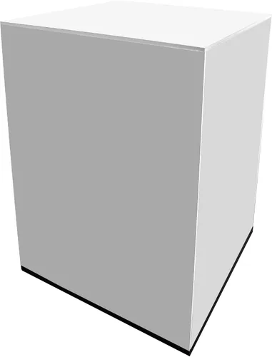 Vista 11 de Caja elevadora de acrílico de 12 x 12 x 9 pulgadas con un lado abierto sin tapa, negro brillante, versátil cubo cuadrado de almacenamiento