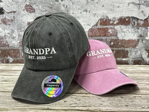 Vista 50 de Hepandy Mr Mrs Mom Dad Captain First Mate Mama and Mini Sombreros de béisbol