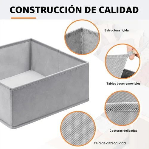 Vista 6 de 【PAQUETE FAMILIAR】Organizador de Cajones para Ropa, Paquete de 20 Contenedores Organizadores de Cómoda para Ropa de Bebé - Organizador de Ropa