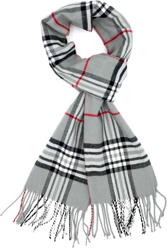 Vista 47 de Bufanda de invierno Achillea suave y cálida, de tartán, a cuadros, de cachemira, unisex
