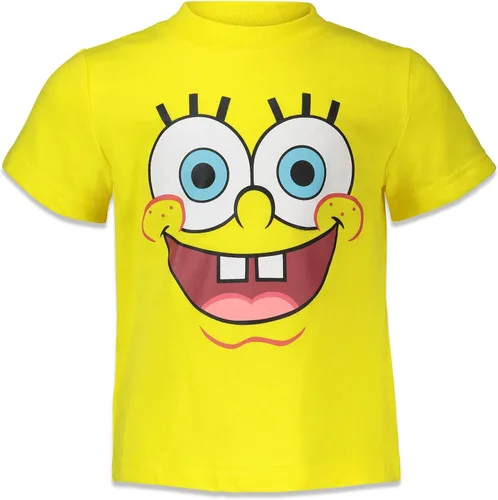 Vista 3 de Paquete de 3 camisetas de Bob Esponja Calamardo para niños pequeños a grandes
