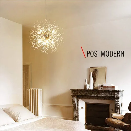 Vista 5 de LED Chandeliers , Chandeliers Nordic Creative Spherical Crystal Chandelier Personality Art Simple Living Room Dining Room Chandelier Bedroom Art LED