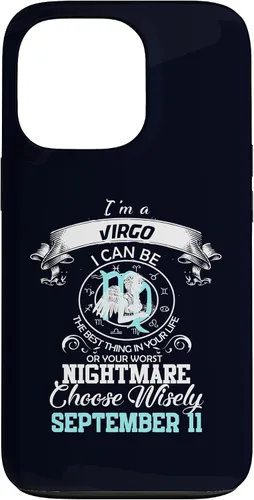 Vista 10 de Virgo Zodiac Sign Astrology Horoscope September 11 Birthday Case for iPhone 17