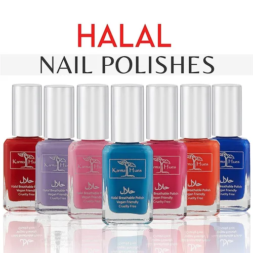 Vista 5 de Karma Naturals - Esmalte de uñas Halal certificado – transpirable y permeable al agua, apto para Wudu (Aabidah)