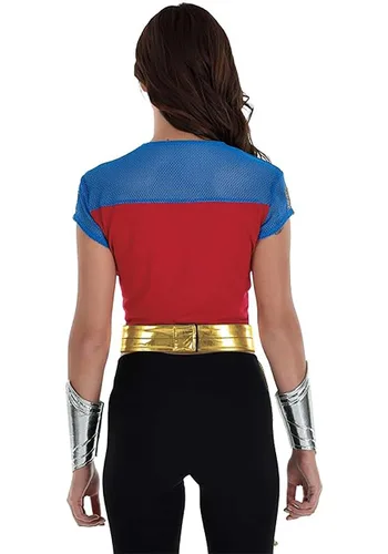 Vista 2 de Kit de Accesorios de Disfraz Mujer Wonder Woman Multicolor