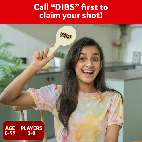 Vista 4 de Skillmatics Juego de cartas: DIBS, juego de trivia de ritmo rápido, divertido y educativo para familiares, amigos y fiestas, pensamiento rápido, 10