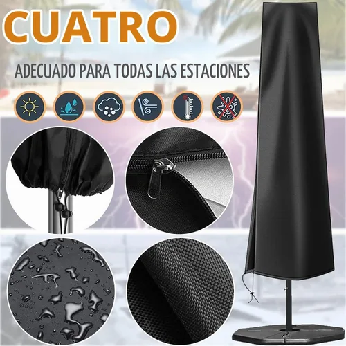 Vista 4 de Fundas para paraguas, para patio, impermeables, con cremallera